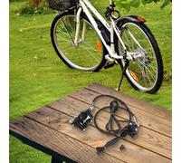 Kit de freno de disco hidráulico premium para Fatbikes eléctricas, construcción de aleación de aluminio con tanque de aceite visual (delantero con disco 180)