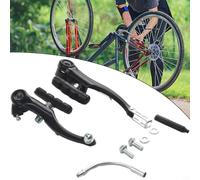 Kit de freno delantero y trasero de 110 mm para bicicleta de montaña | Construcción de aleación de aluminio, juego delantero y trasero, 110 mm de envergadura, potencia de frenado estable
