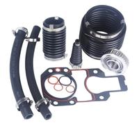 Kit de fuelles de reparación de popa para MerCruiser Alpha One Gen 1 y R/MR Stern Drives, sustituye a 30-803097T1 803097T1 Sierra 18-2601-1, incluye fuelles de cambio de escape de junta en U