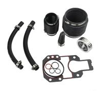 Kit de fuelles de reparación de popa para MerCruiser para Alpha Gen, sello de transmisión de popa con rodamiento de cardán, fuelles de cambio de escape de junta en U, goma de grado marino y