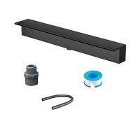 Kit de Fuente de Agua Comercial para Exteriores de Acero Inoxidable con Cascada para Patios, Jardines, spas, estanques de koi y decoración de Jardines. Ideal para la estética de pueblos Anti