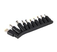 Kit de fuente de alimentación universal portátil para portátiles, adaptadores de base hembra de 5,5 mm que garantizan una transmisión rápida, 28
