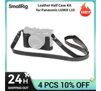 Kit de funda de cuero SmallRig para Panasonic LUMIX L10, incluye funda protectora de estilo retro y correa para el hombro para trípodes 6274 Black 6274