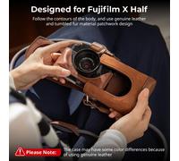 SmallRig Juego de bolsas de piel para FUJIFILM X half negro