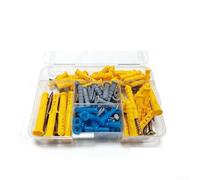 Kit de funda de expansión, 80 piezas de anclajes de pared secos con tornillos para montaje en pared de ladrillo de pizarra de hormigón