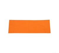 Kit de fundas de asiento de lona para silla de director, 52 x 16 cm y 48 x 38 cm, color naranja, funda de cojín fácil de instalar para marcos de barra redonda, camping y uso al aire libre (1 juego)