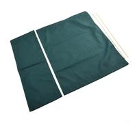 Kit de fundas de repuesto de lona para sillas de director, protector de taburete, color verde oscuro, pequeño 53 x 20 cm y grande 53 x 42 cm