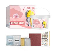 Kit de fundición a mano familiar para parejas, kit de moldeo a mano para parejas para actividades navideñas, kits de moldes de mano para adultos, niños, bodas, amigos, kit de fundición de moldes de