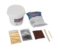 Kit de fundición a mano Kit de molde manual 3D Juego completo con modelo Polvo de clonación Varilla mezcladora de polvo para parejas Familias Proyectos de manualidades DIY