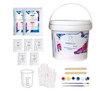 Kit de fundición a mano para la familia, suministros románticos realistas y seguros para vacaciones, kit de moldeo de mano, para Navidad, boda, compromiso, día de San Valentín, día de la madre, padre