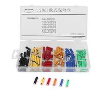 Kit de fusibles de seguridad Continental Torpedo for coche, 120 Uds., 5A, 10A, 16A, 20A, 25A, 30A