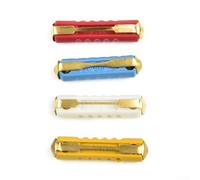 Kit de fusibles para coche, 40 unidades con fusibles eléctricos automotrices de 5 A, 8 A, 16 A, 25 A, para seguridad en el circuito del vehículo, materiales fiables, rendimiento estable