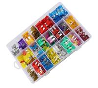 Kit de fusibles para coche, automotive Fuse Set, Auto Fuse Assortment, Kit de recambio de fugas, automotive Fuses Assortment Kit con 2 a 40 amperios, perfecto para coche, Rv, camiones y uso marítimo