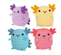 Kit de ganchillo con - Juego de ganchillo para principiantes, paquete completo para comenzar a tejer con ganchos, agujas, | Kit de bricolaje para adultos, niños, estudiantes, proyectos