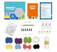 Kit de ganchillo de animales, rana búho, pingüino, kit de ganchillo incluye aguja de hilo de ganchillo, aguja de plástico, marcador de punto de ojo