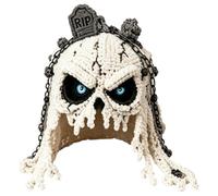 Kit de ganchillo DIY para capucha de monstruo Halloween, kit de ganchillo para gorro, capucha de Halloween para principiantes, sombrero para realizar uno mismo, regalo artesanal DIY para Halloweens