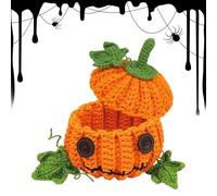Kit de Ganchillo | Kit de iniciación de Ganchillo - Creación Artesanal Calabazas Regalo para Amantes Hobby colegas Familia Amigos