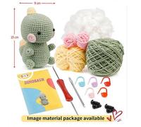 Kit de ganchillo para principiantes, kit de animales de ganchillo con hilo, kit completo de ganchillo para adultos y niños con instruc