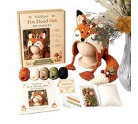 Kit De Ganchillo para Sombrero DIY Sombreros De De Animales para Fotos