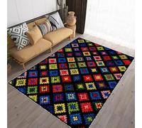 Kit de Gancho de Pestillo para Adultos, Kit de Alfombra de Gancho de Pestillo, kit de Fabricación de Alfombras para el Hogar, kits de Bordado de Punto de Cruz, Alfombra Latch Hook Kit 69 x 102 cm