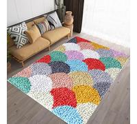 Kit de Gancho de Pestillo para Adultos, Kit de Alfombra de Gancho de Pestillo, kit de Fabricación de Alfombras para el Hogar, kits de Bordado de Punto de Cruz, Alfombra Latch Hook Kit 69 x 102 cm