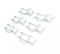 Kit de ganchos de acero galvanizado para soporte de tomate, 6 ganchos de rodillo para escalada eficiente de plantas en invernaderos domésticos y jardines