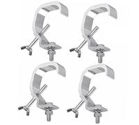 Kit de Ganchos para Luces de Escenario, 4 Piezas Abrazadera C para Luces de Escenario Abrazadera de Gancho de Soporte Resistente para Evitar Resbalones Kit de Ganchos para