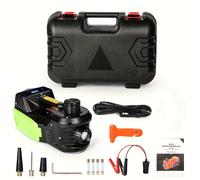 Kit de gato 4 en 1 de 12 V, 5T, soporte de gato eléctrico, gato de elevación de piso, gato hidráulico para sedanes y SUV, gato hidráulico de elevación de piso