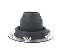 Kit de gato de estufa para tienda, gato de estufa,Tapajuntas de tubo de silicona de alta temperatura - Ventilación de chimenea para horno de leña, bota de tubo de de techo flexible, protección an
