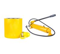 Kit de gato émbolo eléctrico, operación multiángulo sin esfuerzo, trabajo en espacios reducidos, juego cilindro hidráulico con bomba manual hidráulica(30t-50mm/2in-cp700)