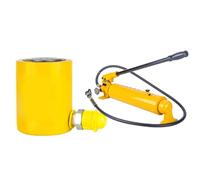 Kit de gato émbolo eléctrico, operación multiángulo sin esfuerzo, trabajo en espacios reducidos, juego cilindro hidráulico con bomba manual hidráulica(20t-50mm/2in-cp 700)