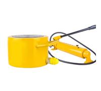 Kit de gato émbolo eléctrico, operación multiángulo sin esfuerzo, trabajo en espacios reducidos, juego cilindro hidráulico con bomba manual hidráulica(100t-50mm/2in-cp700-2)