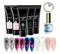 Kit de Gel Constructor para Uñas Top Coat Multiusos 5 Colores Para Manicura