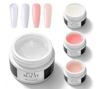 Kit de Gel para Uñas 4 x 15 ml - Profesional DIY para Uñas Acrílicas y Press-On - 4 Colores - Fácil Aplicación en Casa - Ideal para Regalo y Uñas Artificiales