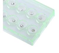 Kit de gemas de dientes brillantes, kit de gemas de joyería de dientes acrílicos de 2 mm, no es fácil de caer, tienda de manicura DIY para decoración de dientes de uñas decoración del hogar