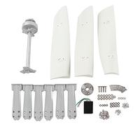 Kit de generador de turbina de energía eólica 600 W levitación magnética vertical portátil uso doméstico blanco con controlador MPPT eficiente silencioso confiable para solar (48V)