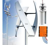 Kit de generador de turbina eólica de Eje Vertical 16000W 20000W Molino de Viento de Eje Maglev para una generación eficiente energía trifásica,para Uso doméstico(20000W,12V)