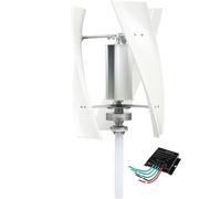 Kit de generador de turbina eólica de levitación magnética, 12 V, 24 V, 48 V, diseño de eje vertical para iluminación del hogar, salida de 5000 W, configuración de 3 cuchillas