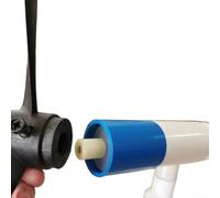 Kit de generador de turbina eólica para decoración de patio de jardín al aire libre, modelo de experimento científico de metal y ABS de 95 cm con tira de luz LED colorida impermeable de 10 m