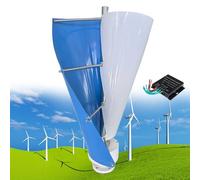 Kit de generador de turbina eólica vertical, 12 V/24 V/48 V, levitación magnética helicoidal con controlador MPPT, apto para uso doméstico de fábrica