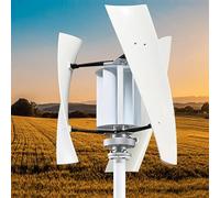 Kit de generador de turbina eólica vertical, 3 fases, controlador MPPT, 5000 W 48 V, para energía industrial doméstica