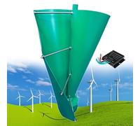 Kit de generador de turbina eólica vertical con controlador MPPT, salida de potencia de 12000 W para sistemas de 12 V/24 V/48 V, ideal para soluciones energéticas domésticas y de fábrica