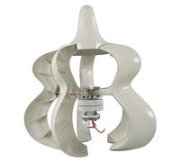 Kit de Generador de Viento, Generador de Turbina Eólica de 5 Palas, 12 V, 24 V, Kit de Generador de Viento de Imán Permanente de Eje Vertical, Reguladores de Velocidad