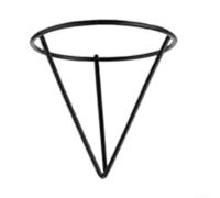 Kit de germinación de aguacate de acero inoxidable, soporte de metal triangular para el crecimiento constante de las plantas, fácil monitoreo del agua, negro, 8,5 x 8,5 x 2 cm, paquete de 5 o 10 (10