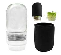 Kit De Germinación En Pot - Verre De Qualité, Pour Faire Germer Légumes Et Graines, Système De Culture, Accessoire Idéal Jardiniers | Jardin De Cuisine Pour Débutants Amateurs De Bien-êtr