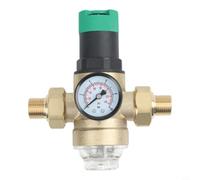 Kit de gestión de presión de agua para válvula de latón fiable Honeywell con ajustes ajustables y medidor de presión visual (1,27 cm)