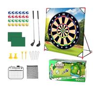 Kit De Golf En El Patio - Sticky Ball Challenge, Target Metty Rug | Tira De Swing Portátil, Pista Ejerciciada Por, Entretenimiento Para Juegos De Campo, Actividades De Portón Trasero Set