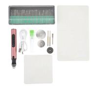 Kit de grabador recargable de 3 velocidad inalámbrico USB C Carga de grabado eléctrico portátil con trozos para joyas Cañas de metal de piedra de vidrio de madera