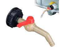 Kit De Grifo De Barril De Agua: Piezas De Válvula De Jarra De Agua, Kit De Flexibilidad Para Barril De Lluvia, De Riego, Canalón Duradero Con PP Resistente Al Óxido | Pluvia
