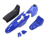 Kit de Guardabarros Delantero y Trasero, Tanque de y Asiento, Accesorios para Motocicleta PW50 PW 50 - Protección Efectiva, Instalación Fácil para Motocross y Off - R